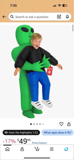 Alien costume