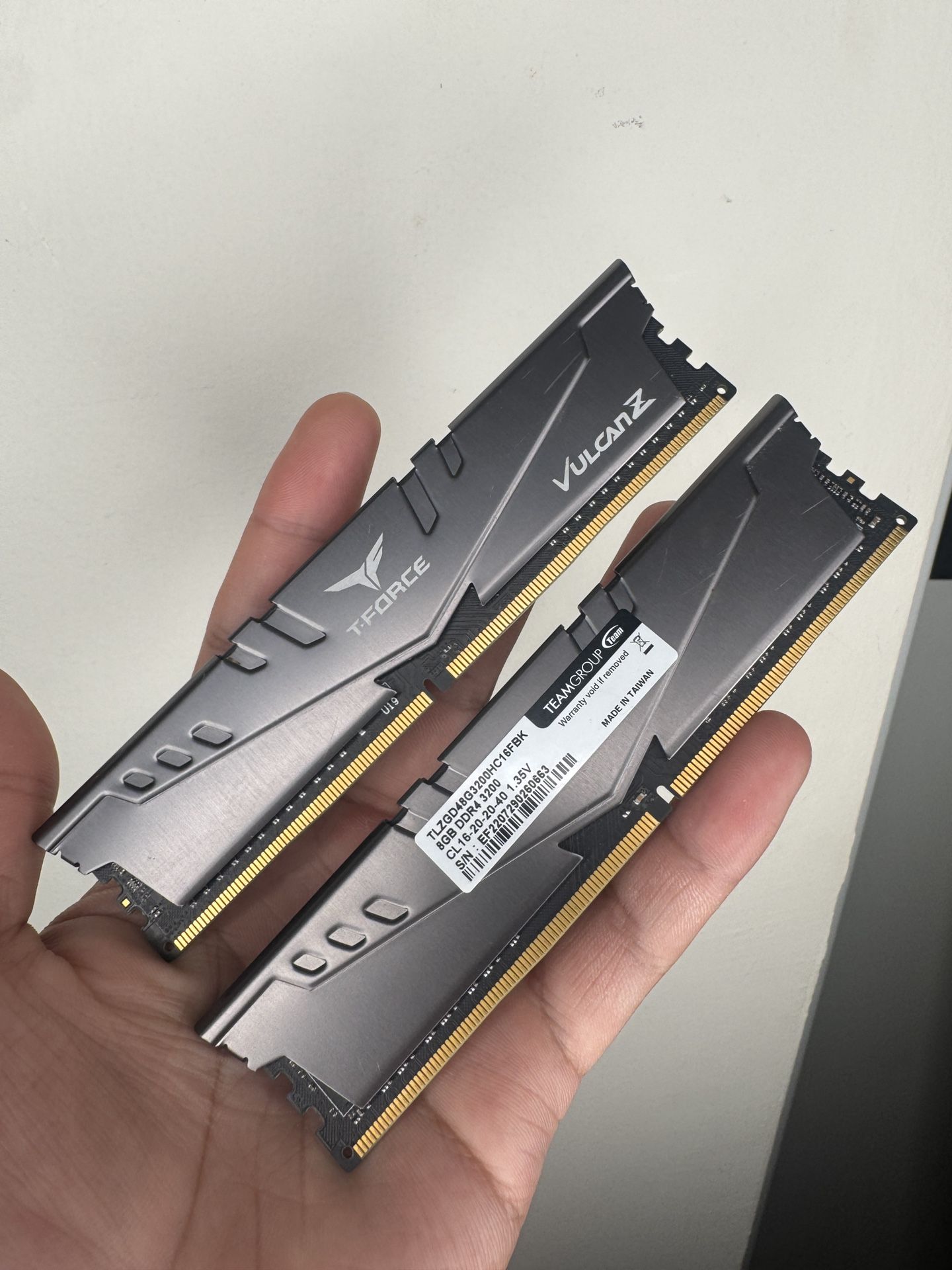 16gb T force DDR4 Ram 3200mhz CL 16