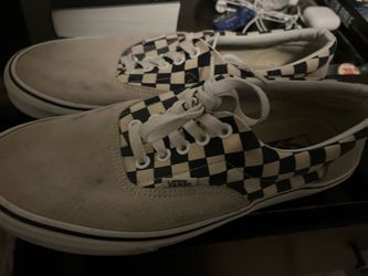 Checkers Vans Men Size 10
