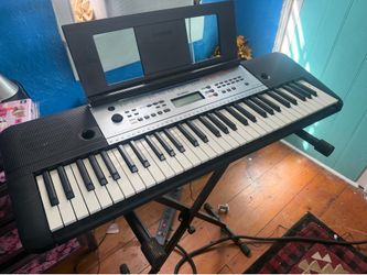 Piano on stand