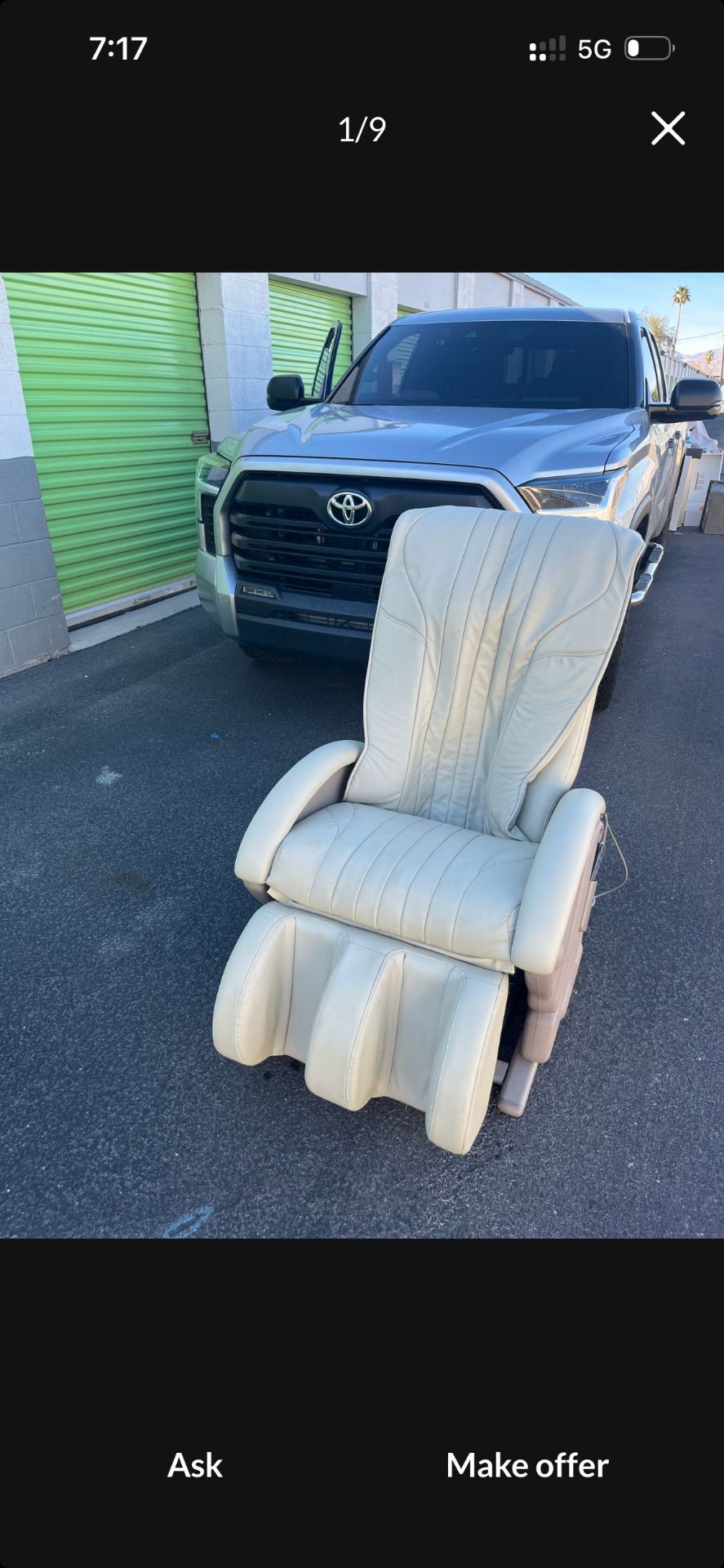 Chair massage