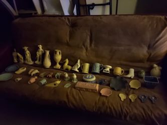 Pottery items from the '70s... Make offer on any or all... Made at Fort Ord craft shop by soldiers...