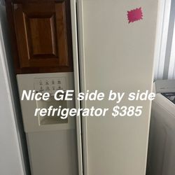 Nice GE Side By Side Refrigerator 