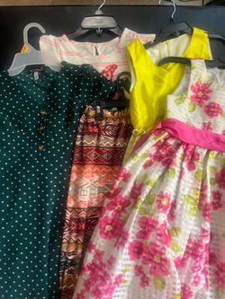 Girls Church Clothing Bundle – Size 7 – 4 Dresses + 2 Skirts