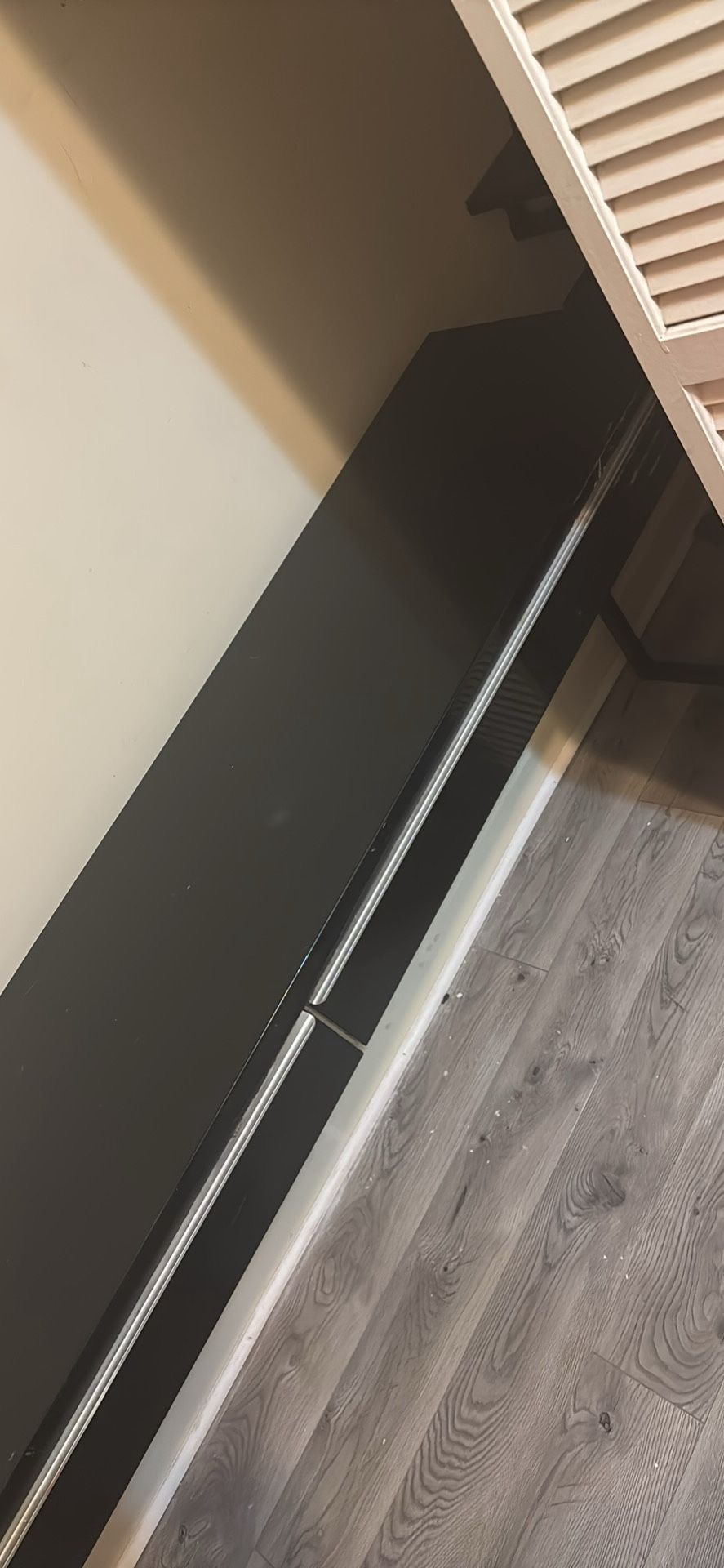Large IKEA Resin Top Black Desk