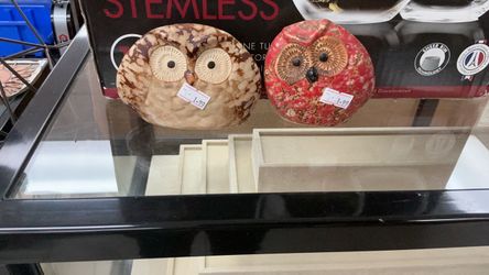 Ceramic Owl Figurines Set of 2