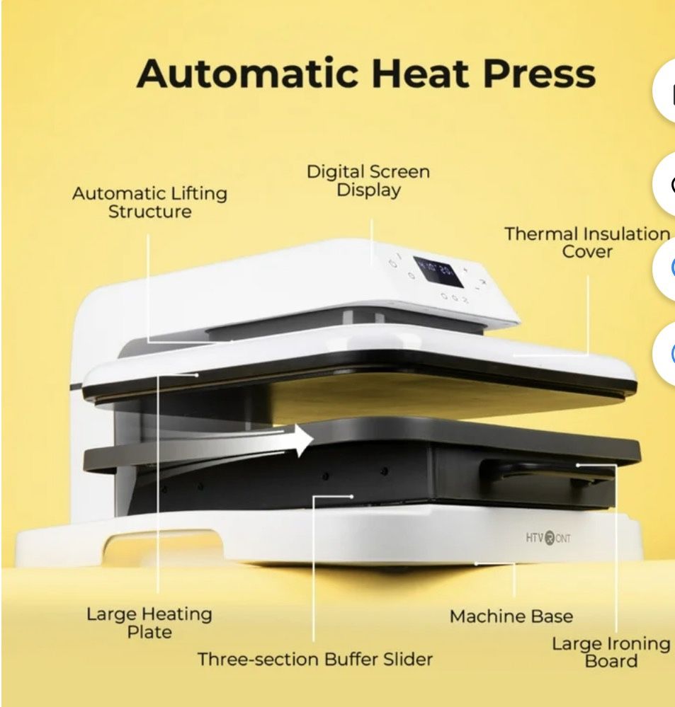 HTV RONT AUTO HEAT PRESS T SHIRT SMART
