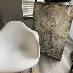 Buddha Picture & Rocking Chair