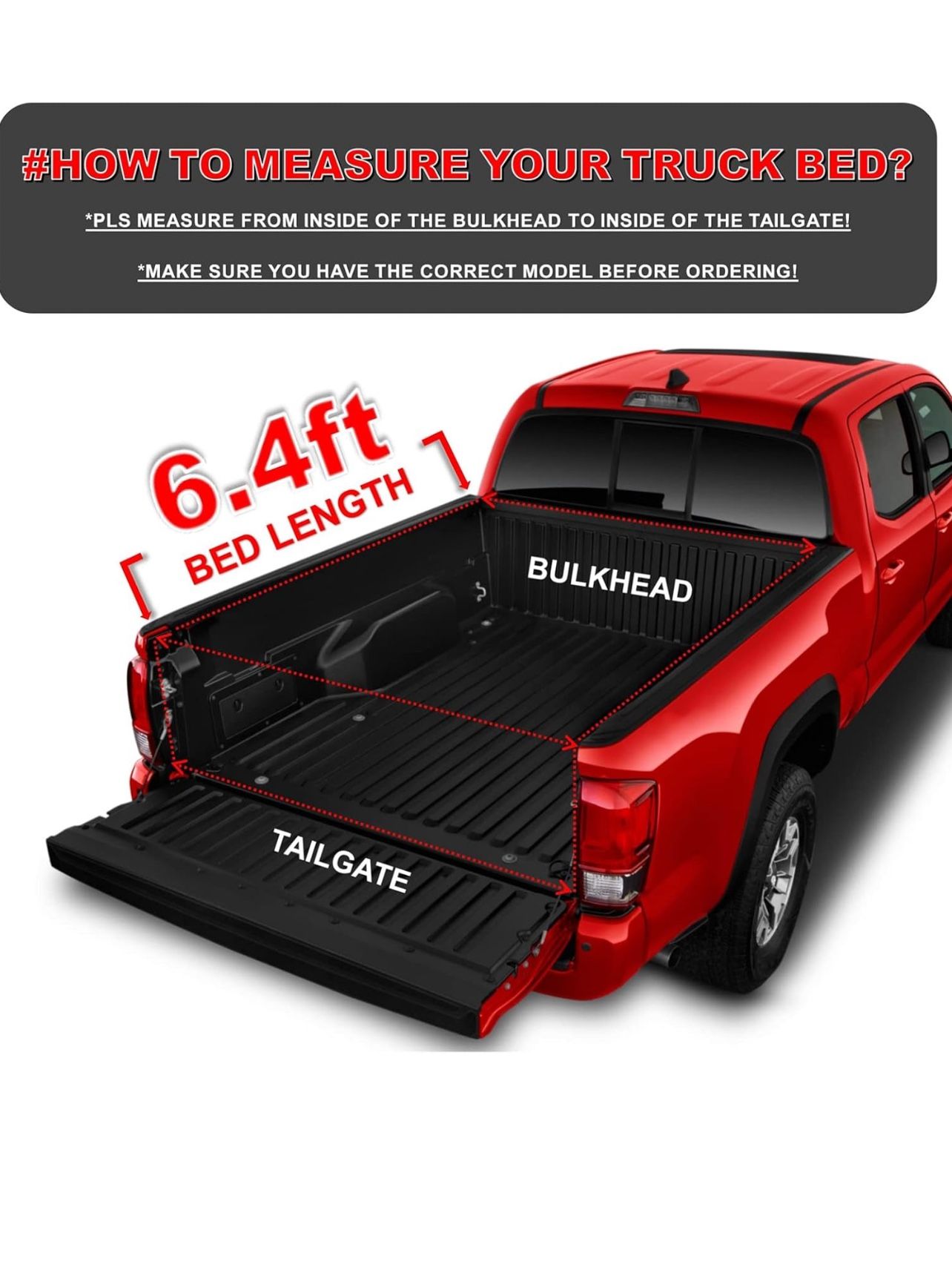 Truck Bed Cover 1500 6.4” Brand New Never Been Used