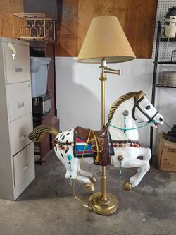 carousel horse floor lamp