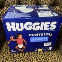 New Box Of 50 Huggies Overnite $25 FIRM ON PRICE
