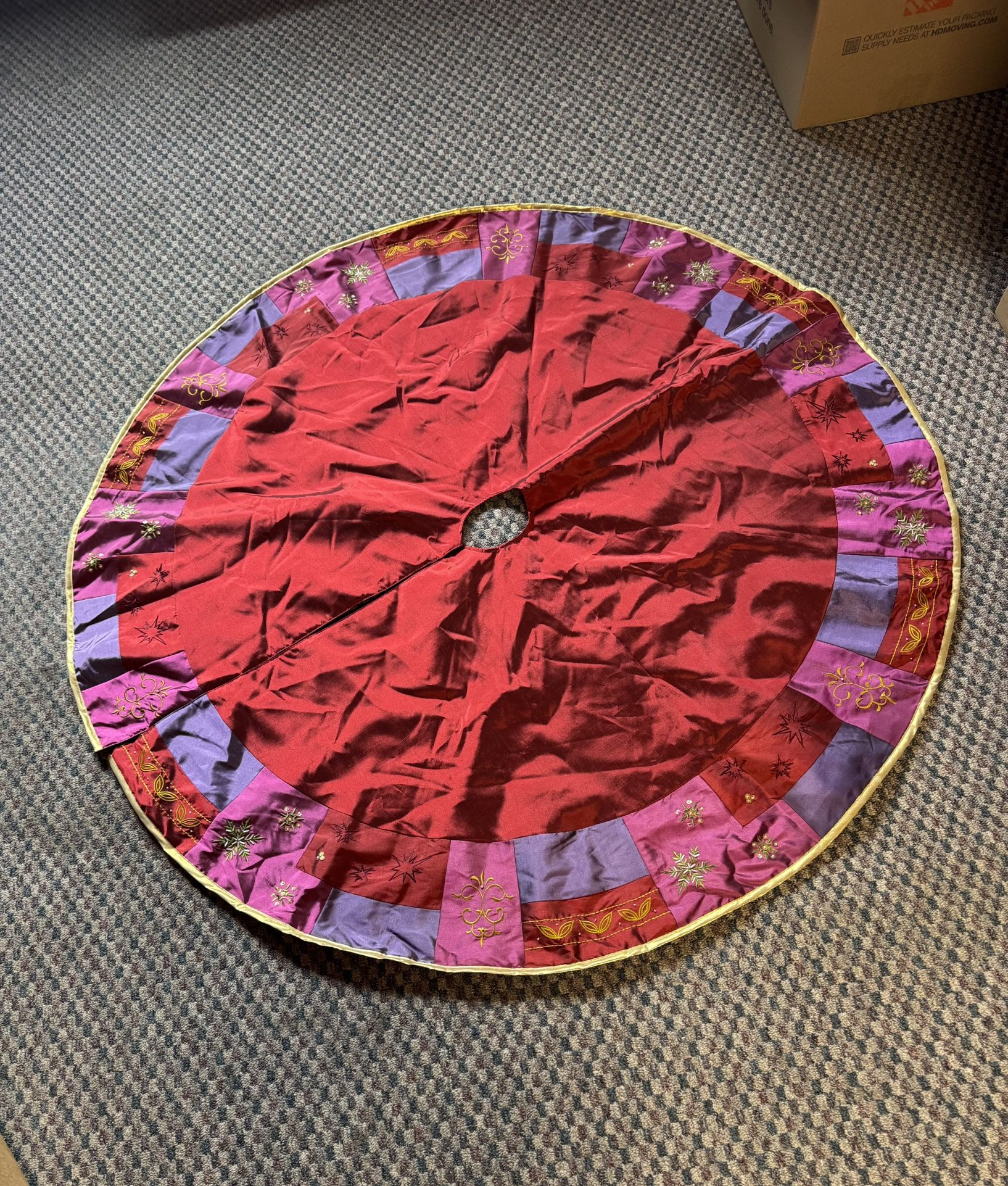 52” Diameter Holiday Christmas Tree Skirt