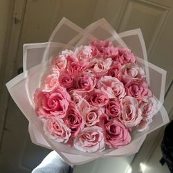 Eternal Rose Pink Bouquet 