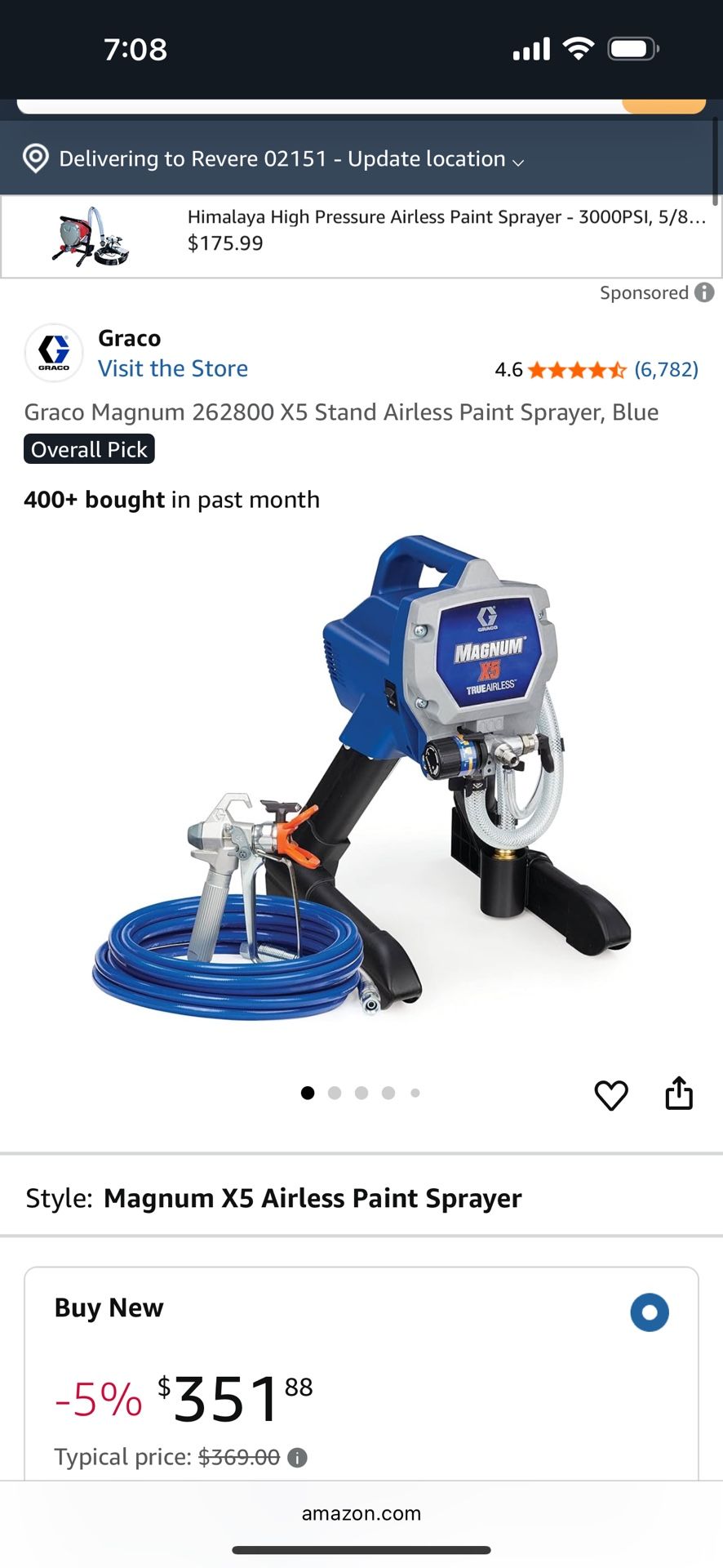 Magnum Airless Paint Sprayer