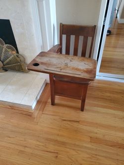 Antique Children's Classroom Desk