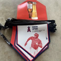 Angels Budweiser Beer Bar Banners Justin Upton