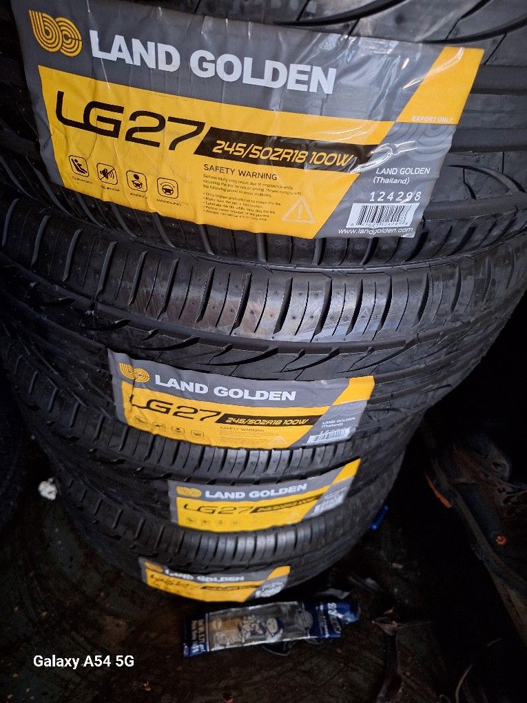 245/50/18/ LANGOLDEN $450 NEW FOUR TIRES
