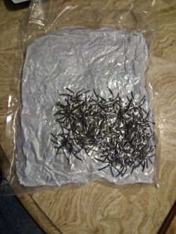 Plastic  Spiders weds 1000 sqft