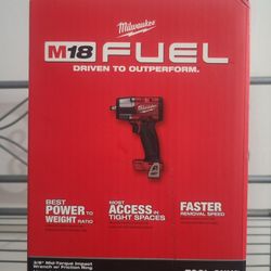 MILWAUKEE M18 FUEL 3/8 MID-TORQUE! NEW FACTORY SEALED $150 FIRM👈