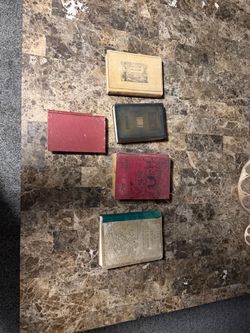 Lot of 5 Antique Hardcover Books