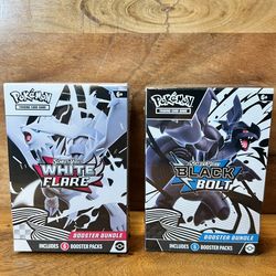 Scarlet & Violet White Flare & Black Bolt Booster Bundles (2)