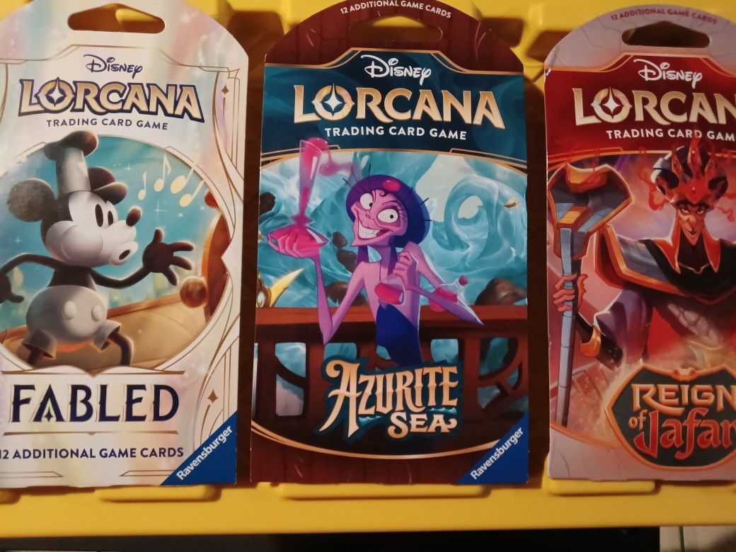 LORCANA Sleeved Booster Packs