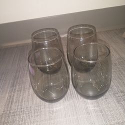 Set Of 4 Glass Tumblers