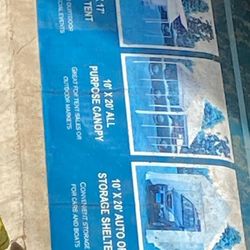 Brand New 20x17. 20x10. 20x10 With Walls  3-1 Canopy Set 