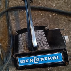 Early '80s Mercury Control Box With Key Excellent Condition And With Wiring Harness