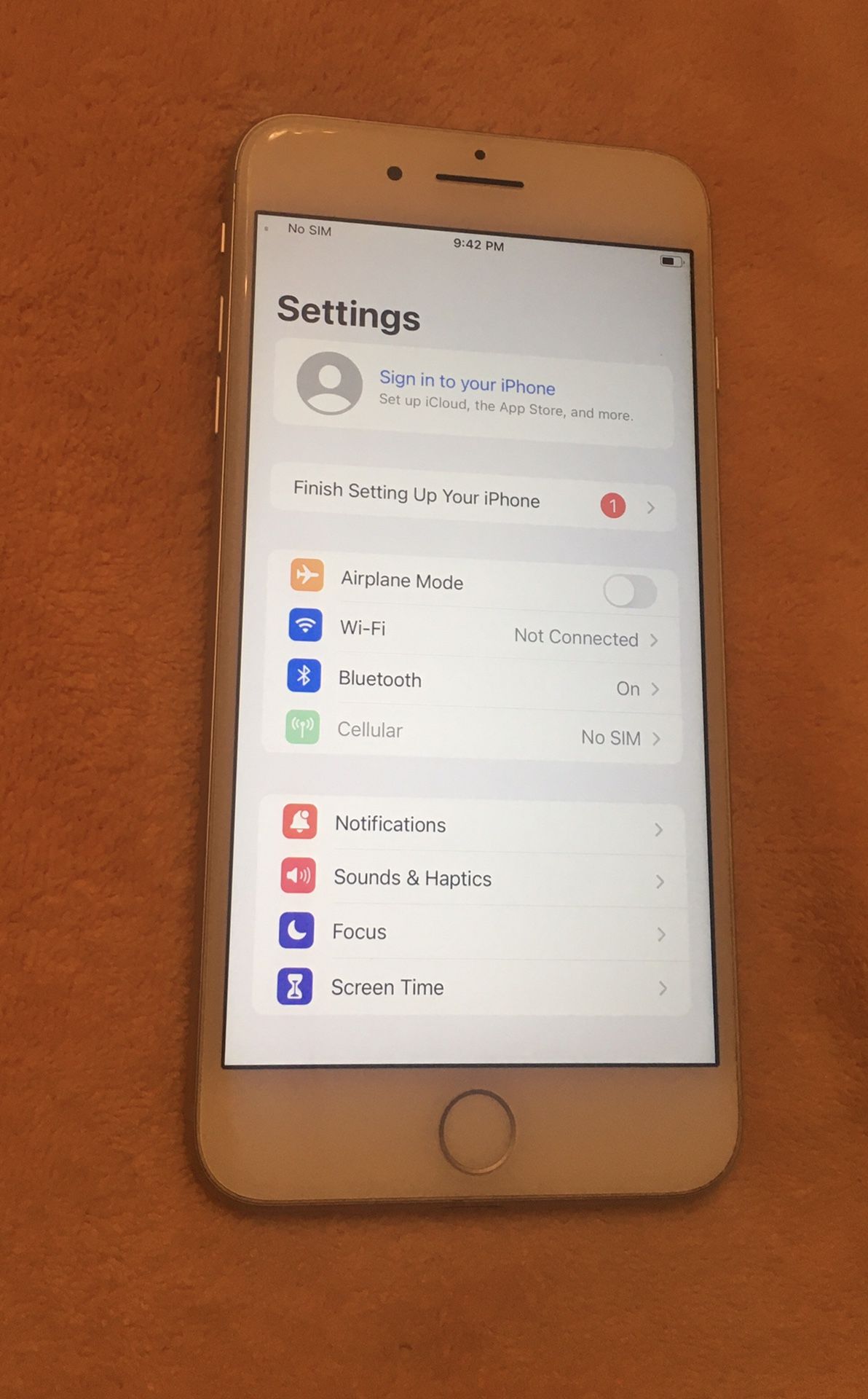 iPhone 7 Plus Silver Pls Read Description