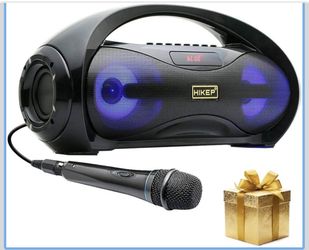 Portable Bluetooth Speaker with Microphone,