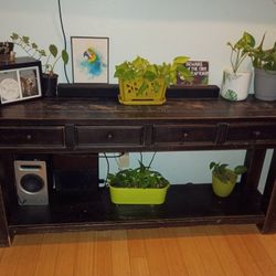 Dark Brownish Tv Console 