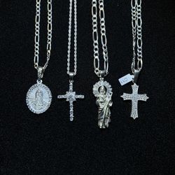 Real Silver Necklaces Sets