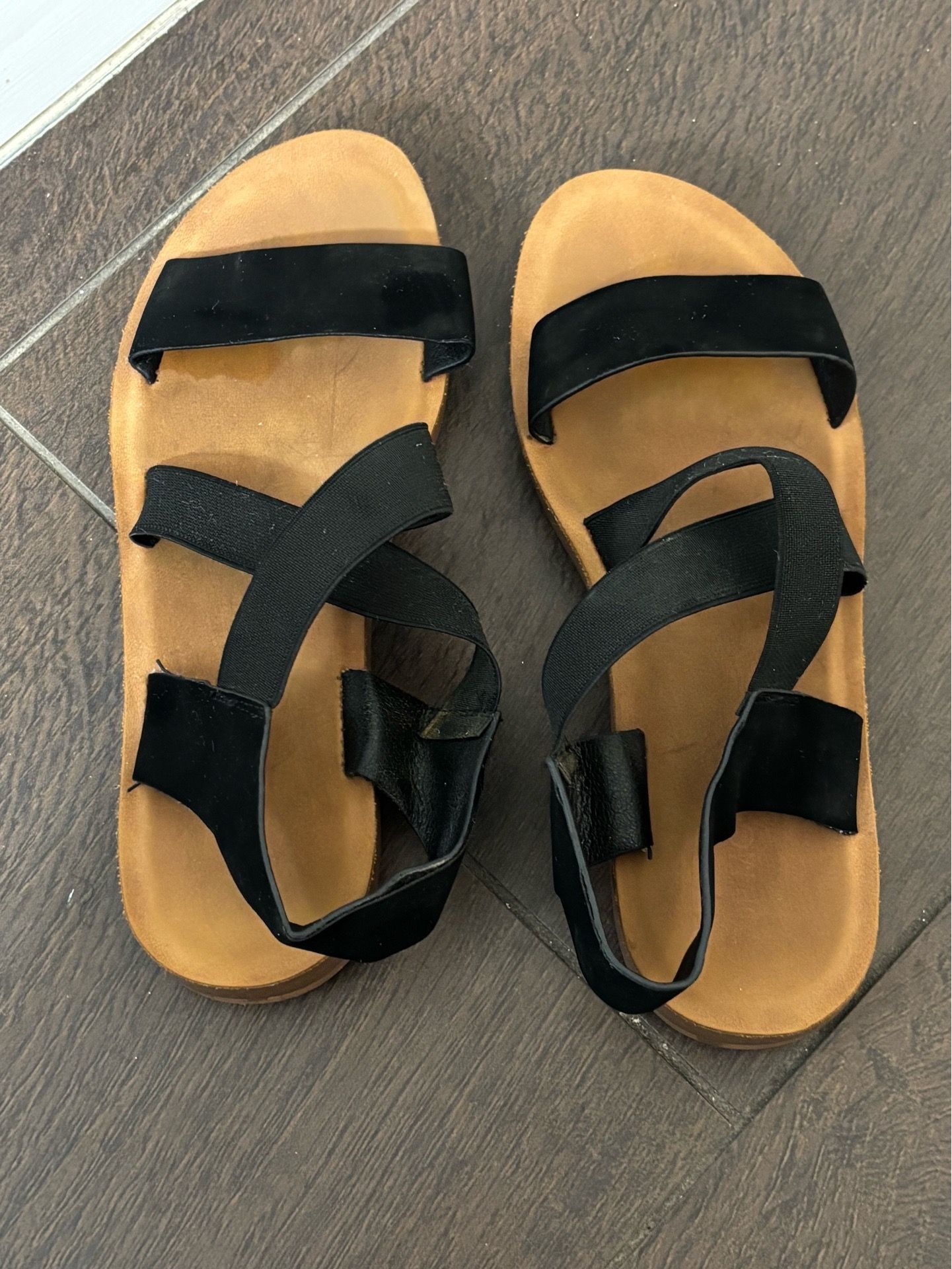 TOP MODA strappy slip on sandals