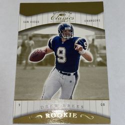 Drew Brees 2001 Donruss Classics Rookie (384/475) San Diego Chargers