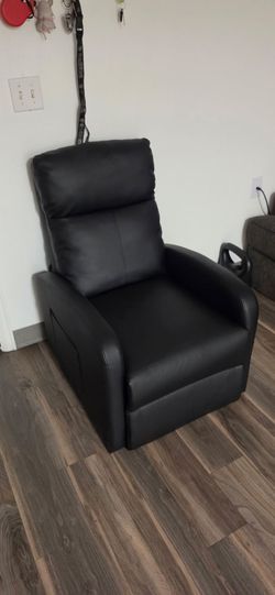 Black recliner