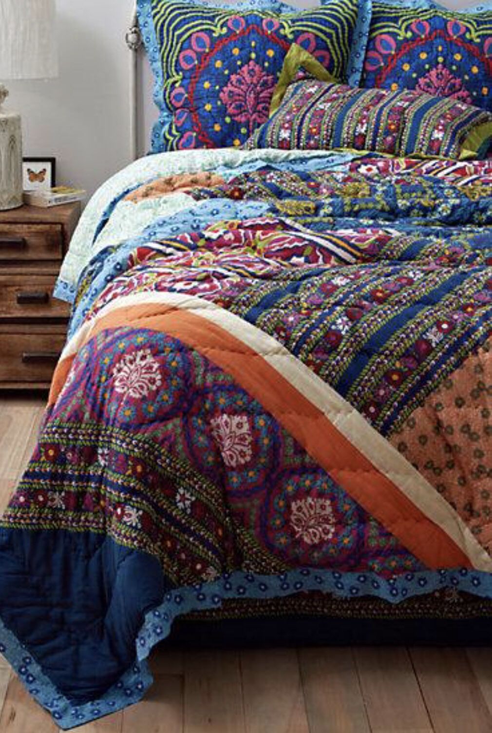 Anthropologie Wildfield Quilt