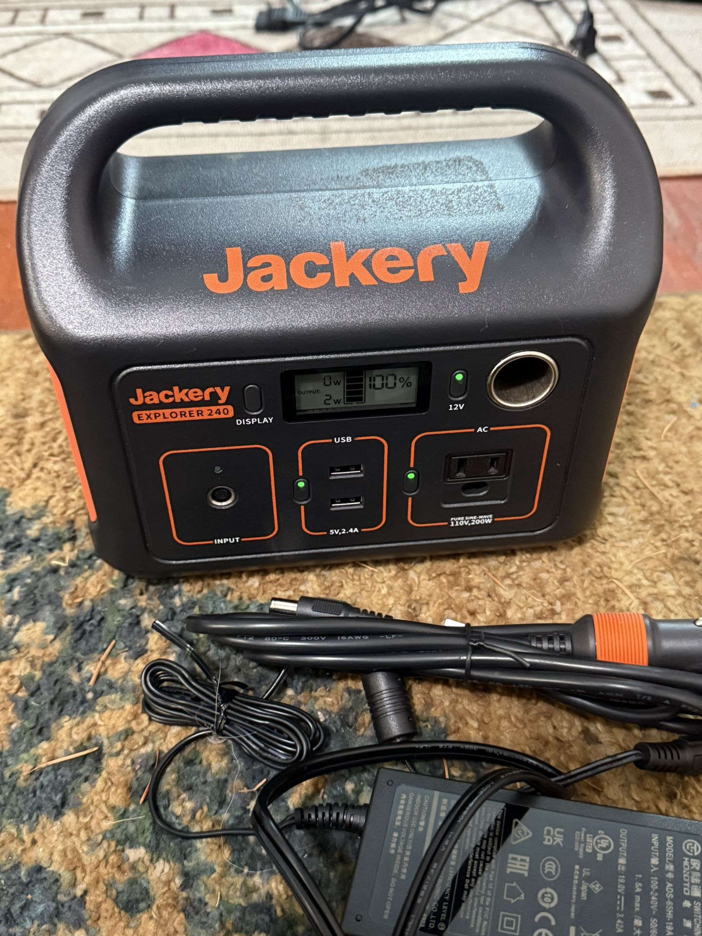 Jackery Explorer 240 Portable Battery Inverter Power Station
