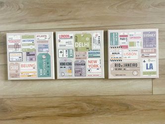 Travel wall art
