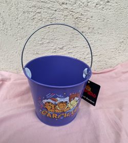 Garfield Metal Tin Pail Bucket