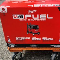Milwaukee 18v Fuel Vacuum 6 Gallon Brand New Tool Only 