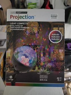 Qty. 4 Multicolored LED Confetti Light Show Projector