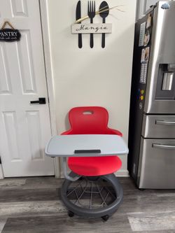 Mobile Desk Chair Tablet for students/office/360 rotation