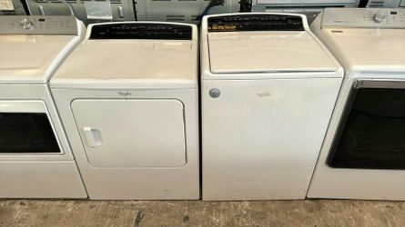 Whirlpool Basic Washer Dryer Set (Top Load Washer & Dryer Set) - Energy Efficient Quiet Operation