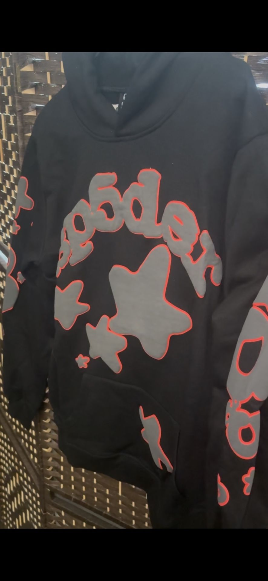 Sp5der Hoodie FW25 Supreme Blk,Navy,Creme 