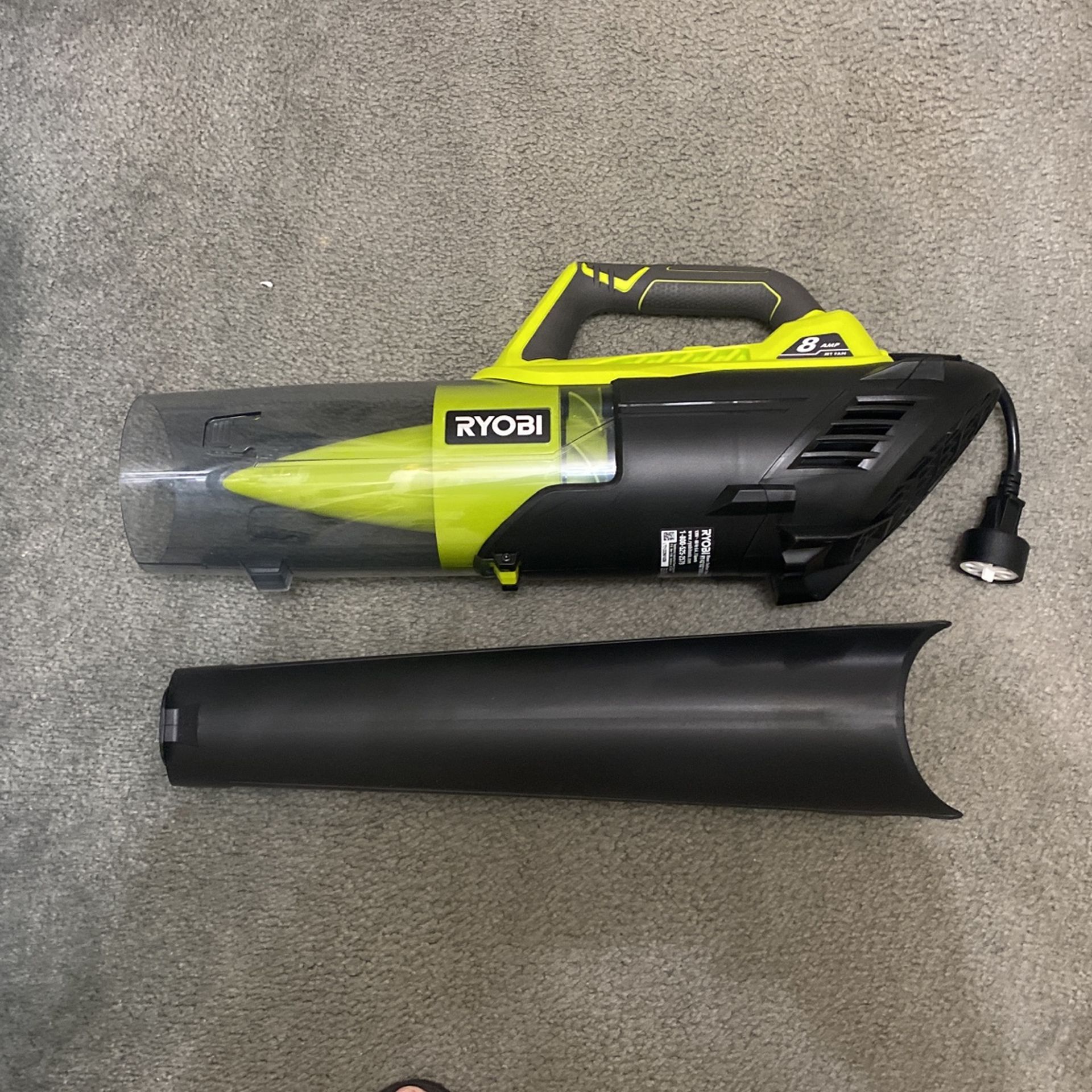 Ryobi 8amp Corded Blower