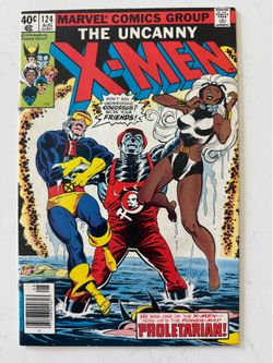 UNCANNY X-MEN #124 Newsstand Variant (Marvel Comics August 1979) VF