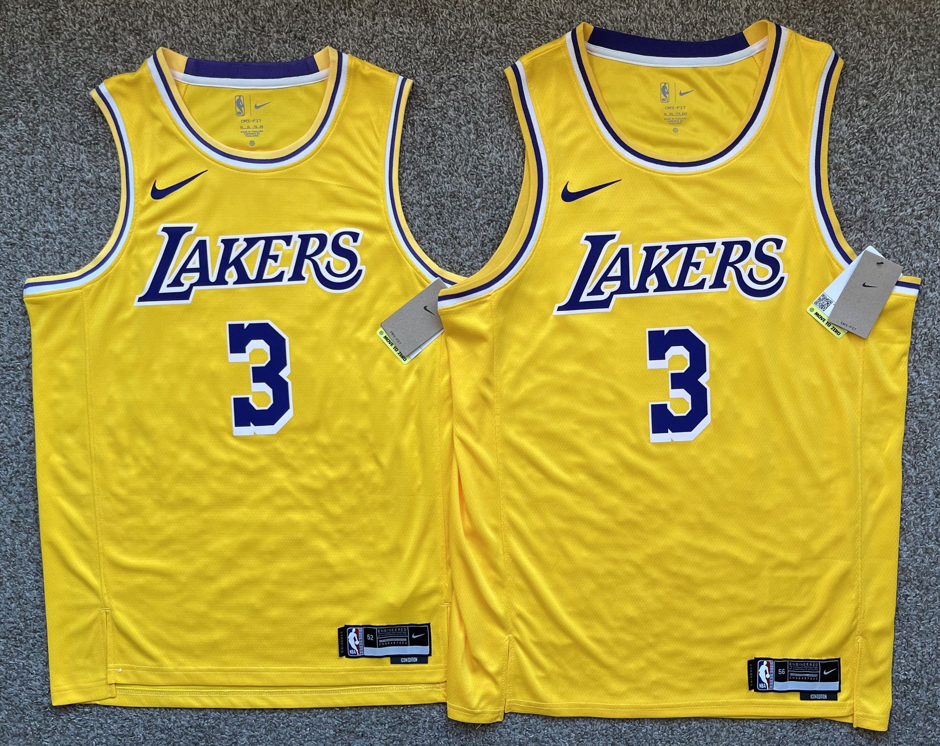 Anthony Davis Los Angeles Lakers Nike Basketball Jersey
