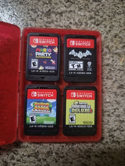 Switch🎮 &/or Paper Mario📃 + Super Mario Bros Deluxe🎁 + Batman Arkham Trilogy🦇 + Mario Party🎉