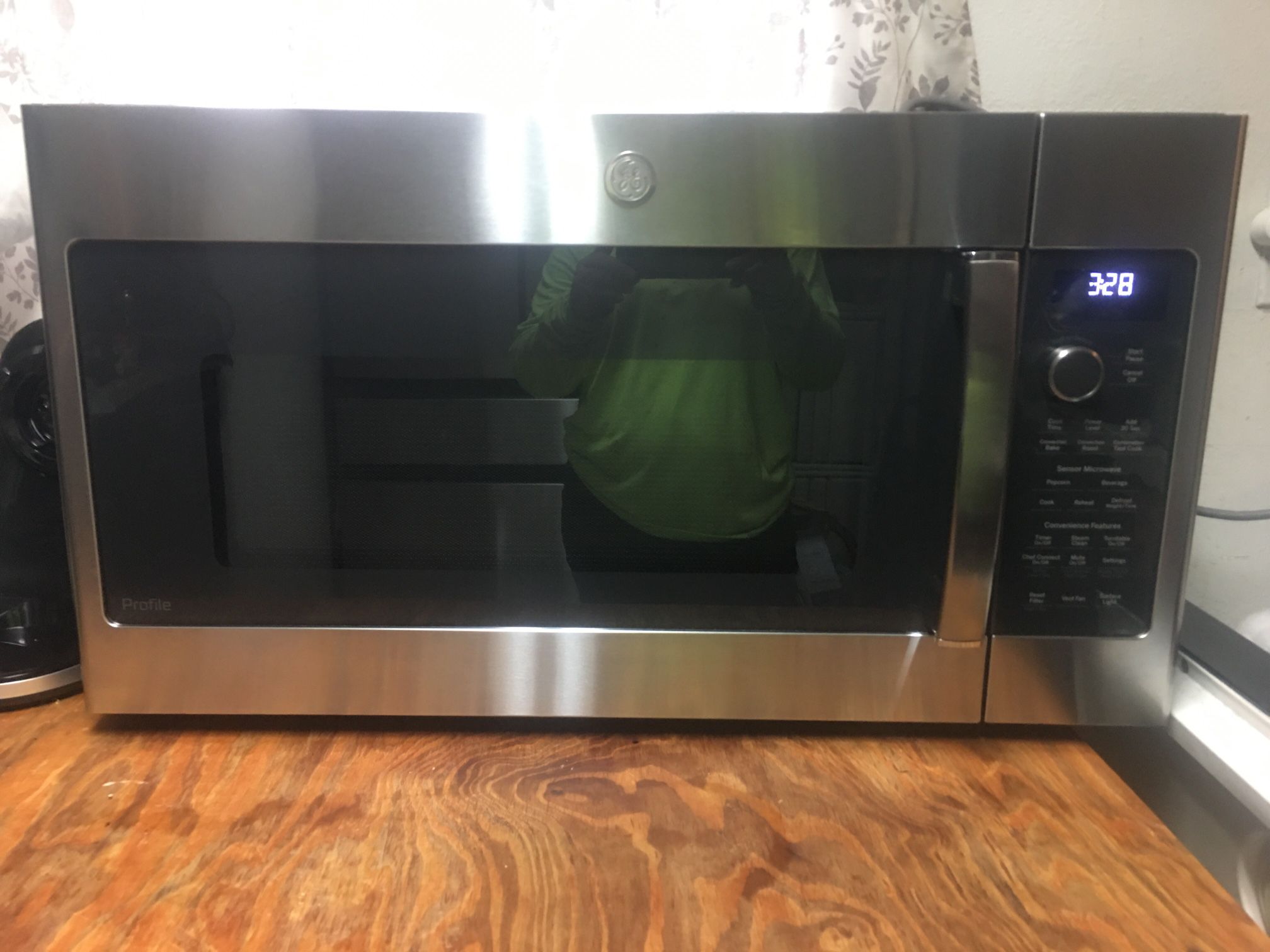 GE Stainless Steel Over The Range Microwave $150
